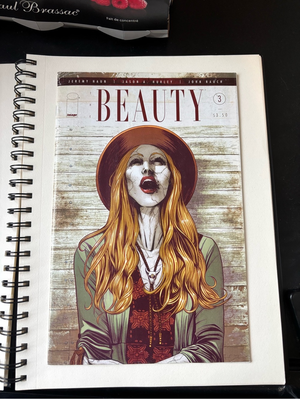 BEAUTY Comic Issue #3 - Illustrated Cover with Red-Haired Woman